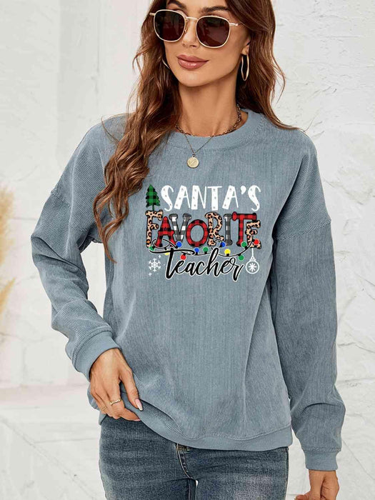 Holiday Spirit Teacher Cozy Sweatshirt