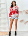 Joyful Reindeer Holiday Knit Sweater