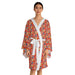 Chic Japanese Blossom Kimono with Elegant Bell Sleeves: A Stylish Statement Piece