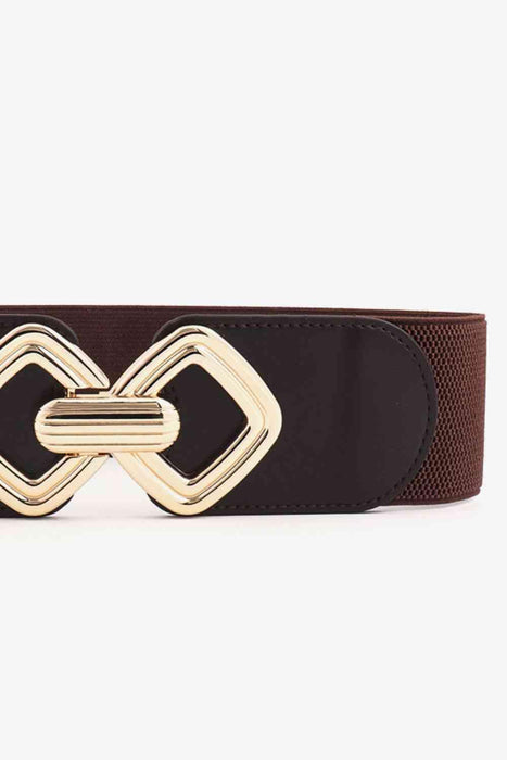 Sleek Elastic Geometric Belt Collection - Perfect for Any Occasion