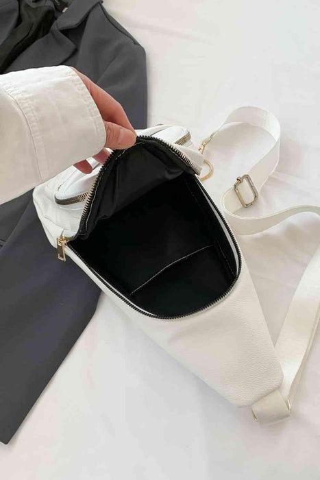 Elegant PU Leather Crossbody Sling Bag