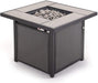 32" Stainless Steel Push-Button Start Gas Fire Pit Table for Outdoor Gatherings