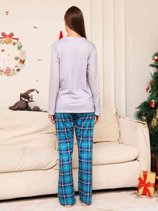 Rudolph Holiday Cheer Outfit with Stylish Plaid Trousers