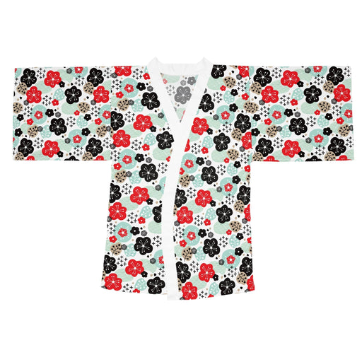 Elegantly Crafted: Kireiina Japanese Floral Kimono Robe for a Timeless Wardrobe