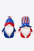 Independence Day Knitted Gnome Pair for July 4th Festivities