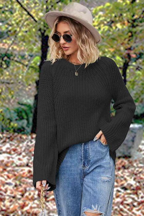 Cozy Comfort Round Neck Knit Sweater