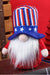 Independence Day Knitted Gnome Pair for July 4th Festivities