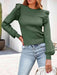 Elegant Ruffled Knit Sweater for Effortless Chic