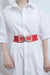 Chic Elastic PU Leather Belt with Stylish Double D Buckle