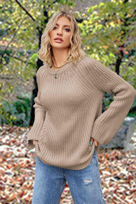 Cozy Comfort Round Neck Knit Sweater