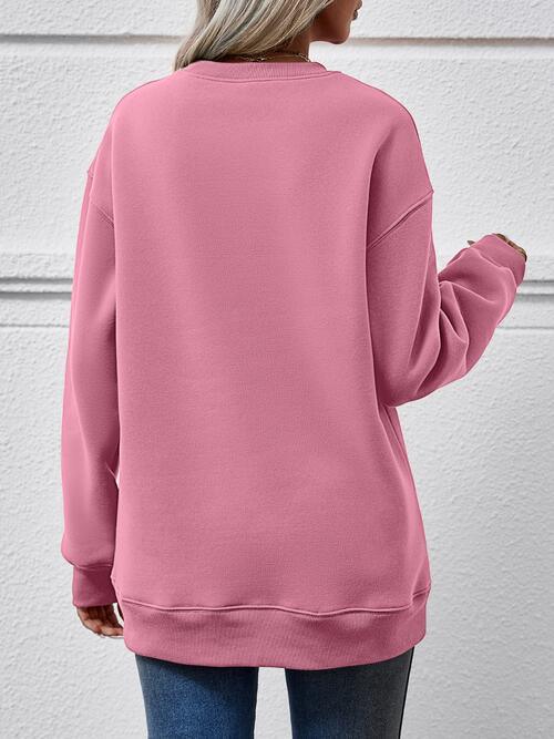 Statement Cozy Graphic Pullover Sweatshirt