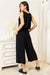 Chic Sleeveless Top & Flowing Wide-Leg Pants Set