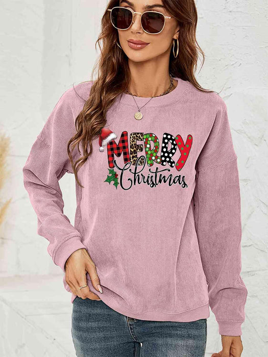 Cheerful Holiday Spirit Merry Christmas Sweatshirt