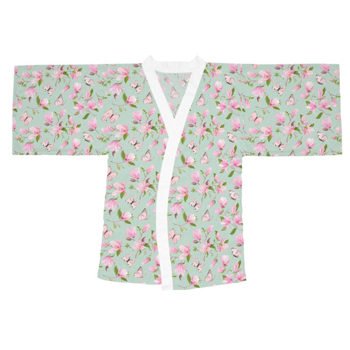 Elegant Artisan Japanese Floral Kimono Robe - Embrace Comfort and Style