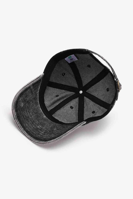 Adjustable Cotton Baseball Hat - Timeless Style with Sun Shield