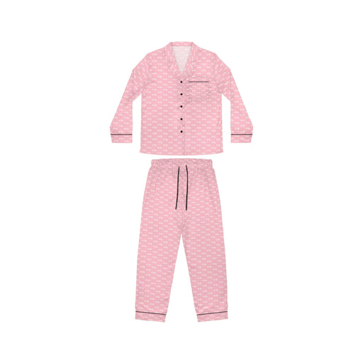 Personalized Opulent Pink Satin Women's Pajama Set