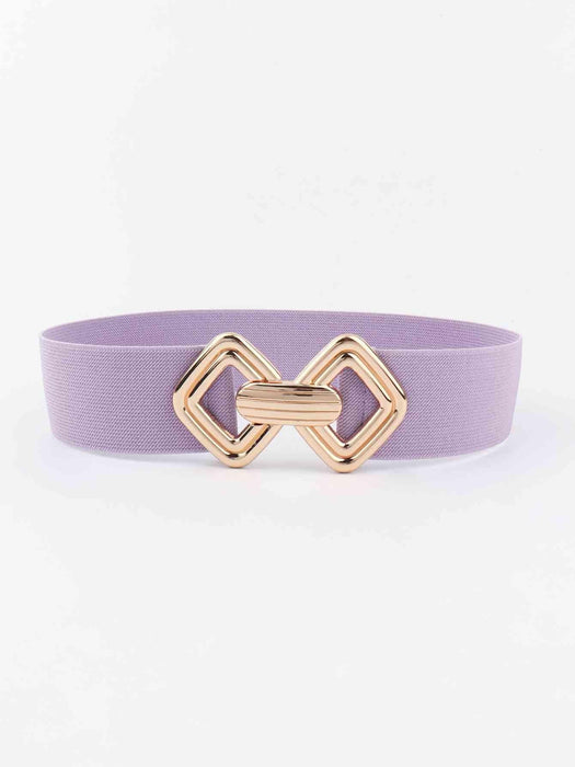 Sleek Elastic Geometric Belt Collection - Perfect for Any Occasion