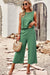 Chic Summer Sleeveless Tank and Flowing Wide-Leg Pants Ensemble