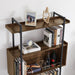 Stylish Multi-Purpose Industrial Organizer Rack for Home and Office