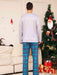 Rudolph Holiday Comfort Lounge Set with Plaid Trousers