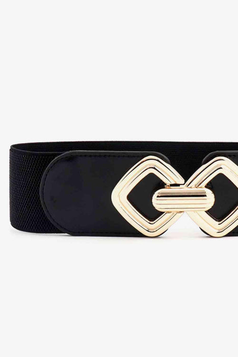 Sleek Elastic Geometric Belt Collection - Perfect for Any Occasion