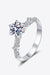 Elegant 925 Sterling Silver Moissanite Ring - Timeless Elegance and Enduring Allure