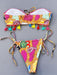 Tropical Escape Tassel Bandeau Bikini Set