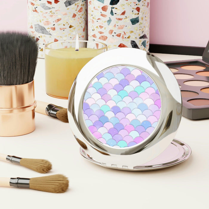 Mermaid Custom Compact Mirror for Personalized Beauty On-the-Go