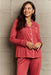 Sophisticated Button-Up Pajama Set with Matching Bottoms