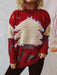 Festive Reindeer and Christmas Tree Knit Pullover