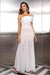 Ethereal Asymmetric Ruched Maxi Gown