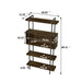 Stylish Multi-Purpose Industrial Organizer Rack for Home and Office