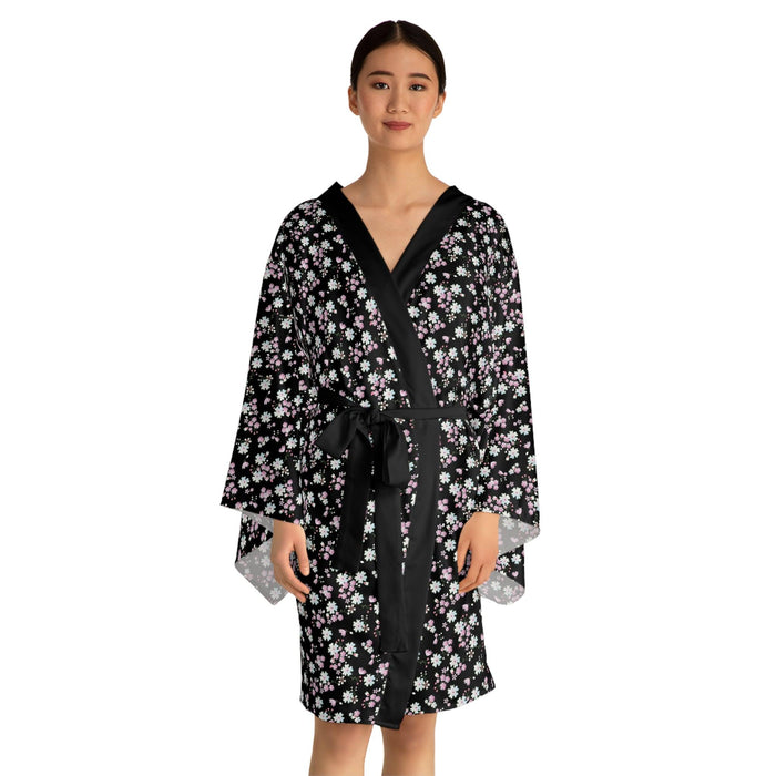 Japanese Elegance Long Sleeve Kimono - A Stylish Tribute to Asian Fashion