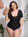 Beach Babe Plus-Size Curve Embrace Scoop Neck Swimsuit