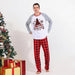 Festive Father’s Plaid Pants and Merry Graphic Tee Set