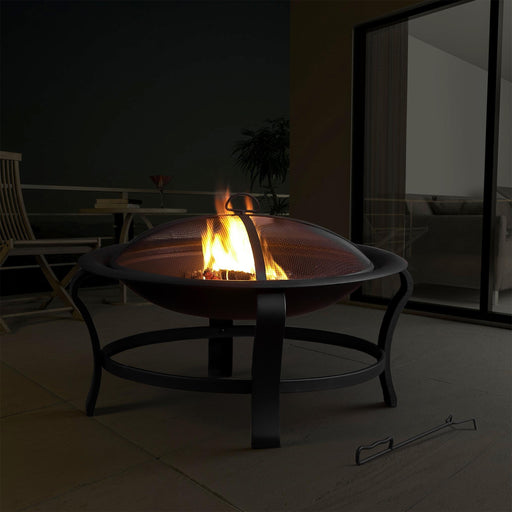 Contemporary Steel Fire Pit for Ultimate Outdoor Enjoyment