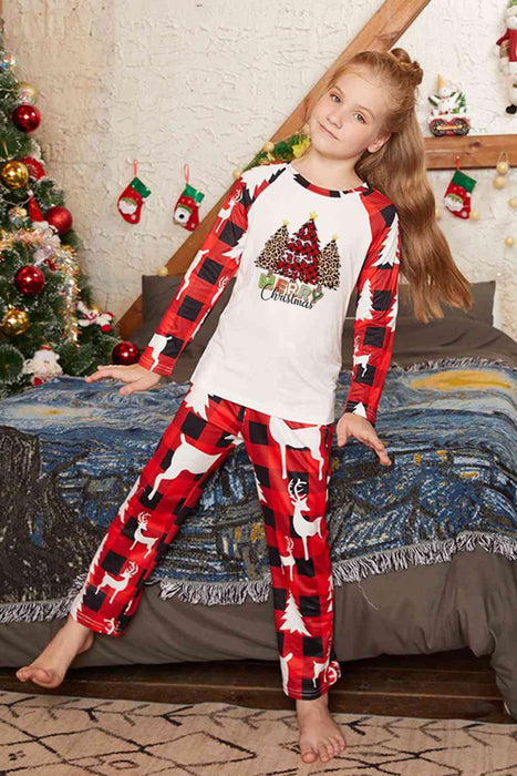 Festive Cheer Two-Piece Christmas Outfit Set for Toddlers and Kids