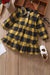 Girls' Plaid Ruffle Dress for Toddlers