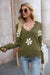 Cozy Blossom Distressed Knit Pullover