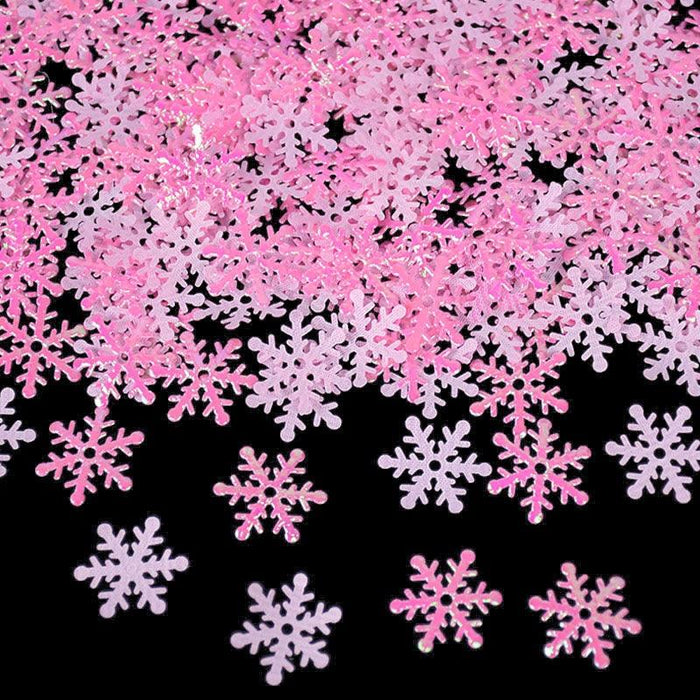Winter Magic Snowflake Confetti - 270 Festive Mini Pieces for Christmas Decor