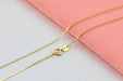 Golden Plated 1mm Snake Chain Necklace - Exquisite 925 Silver Jewelry