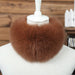 Luxurious Faux Fox Fur Collar Scarf with Magnetic Closure - Stylish Winter Accessory for Women