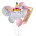 Enchanting Rainbow Unicorn Number Balloon Set for 1-4 Year Old Party Magic