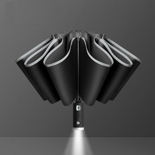 Innovative LED Lighted Reverse Umbrella with Auto Open Close Technology