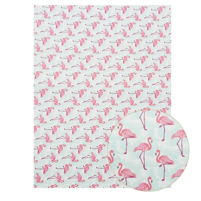 Unicorn and Flamingo Fantasy Synthetic Leather Crafting Kit