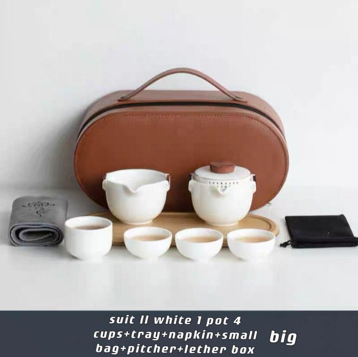 Zen Zhiyu Travel Tea Set - Your Portable Gateway to Tea Bliss