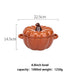 Charming Pumpkin-Design Ceramic Bowl Set - Fun and Functional Tableware for Salads and Cereals