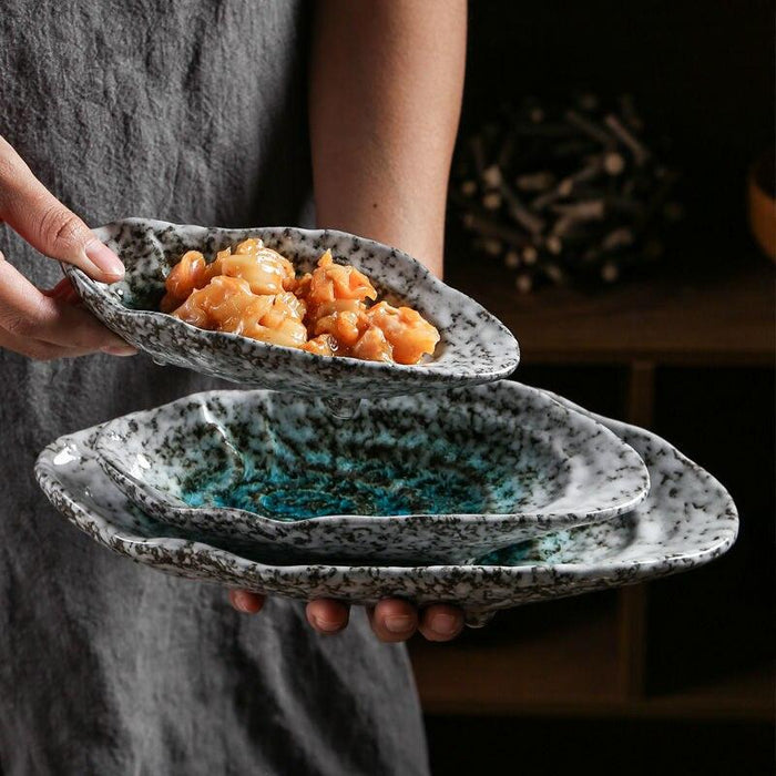 Japanese Artisan Ceramic Dining Set: Exquisite Dining Experience