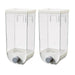 Airtight Ingredient Storage Solution: Wall-Mounted Clear Container for Streamlined Kitchen Organization