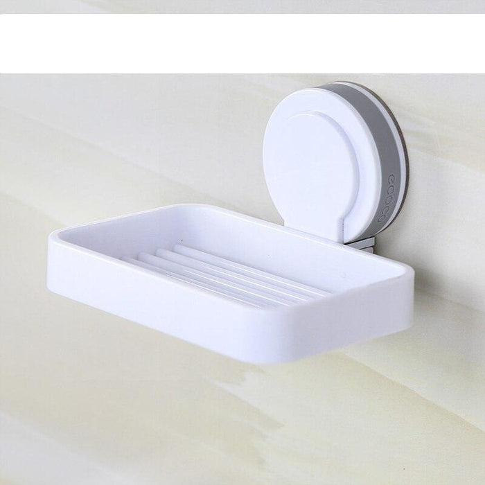 Wall-Mounted Soap Dish with Advanced Drainage Feature